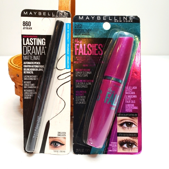 Maybelline Other - 4/$25 MAYBELLINE Mascara and Eye Liner Bundle